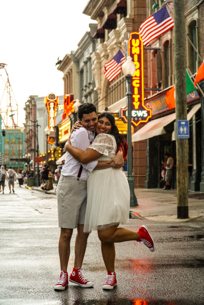My wife and I right after our wedding